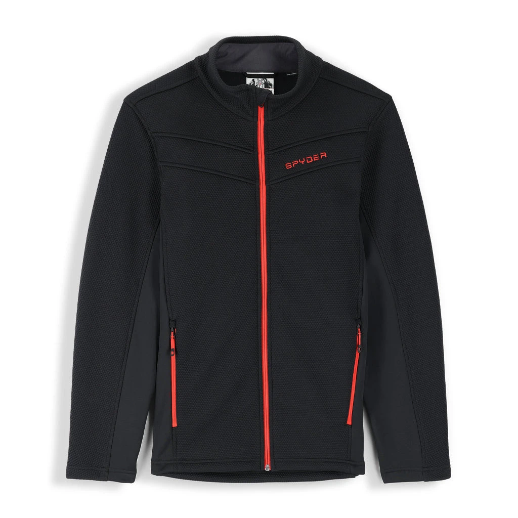 Spyder Mens Encore Full Zip - Black 3 Spyder Mens Encore Full Zip - Black