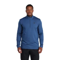 Spyder Mens Prospect Half Zip - Abyss -SnowPeak Gear 191266 416 1 pgfuo1
