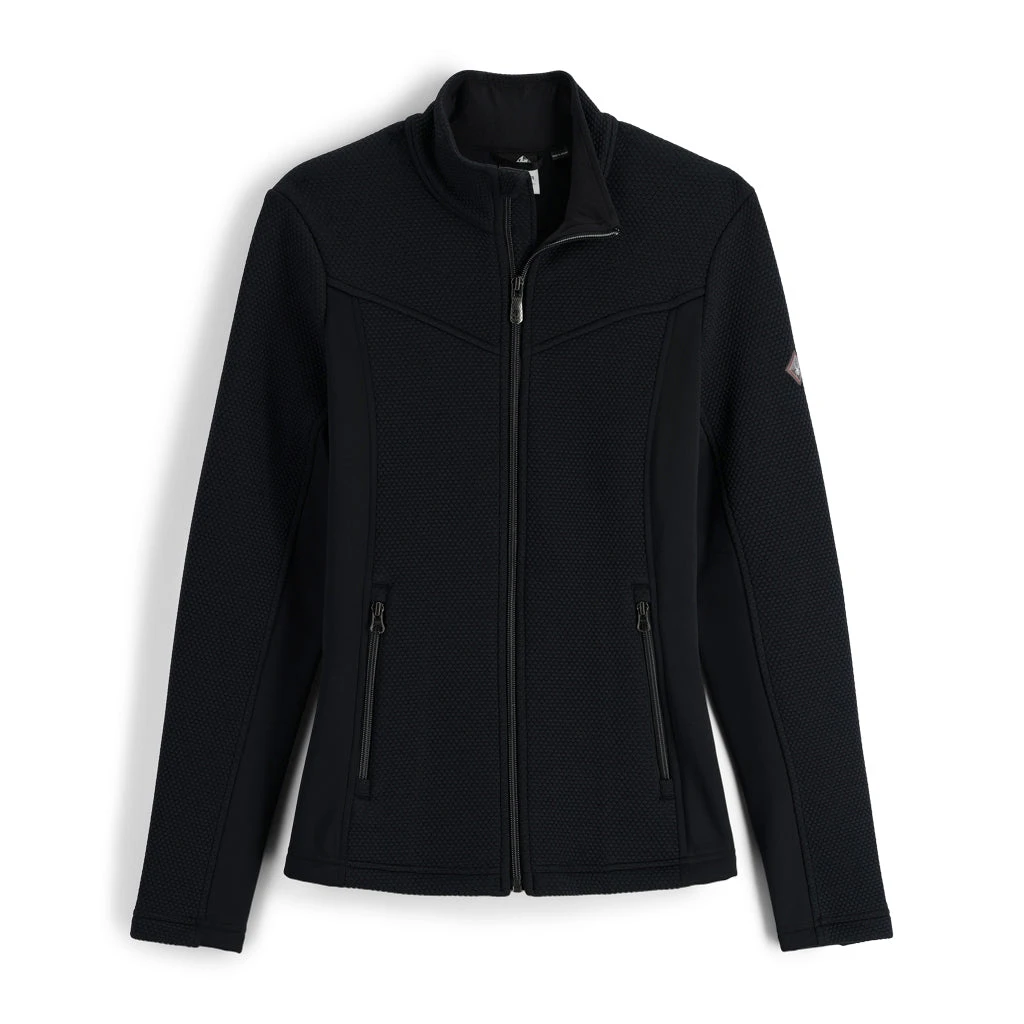 Spyder Womens Encore Full Zip - Black Black 3 Spyder Womens Encore Full Zip - Black Black