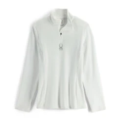 Spyder Womens Shimmer Bug Half Zip - White