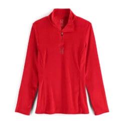 Spyder Womens Shimmer Bug Half Zip - Pulse
