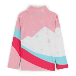 Spyder Little Girls Reflect Half Zip - Petal -SnowPeak Gear 196096 685 B swdtra