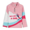 Spyder Little Girls Reflect Half Zip - Petal -SnowPeak Gear 196096 685 F lmhuzo
