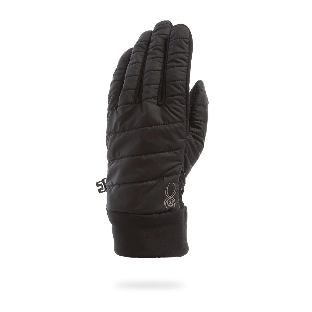 Spyder Womens Glissade Hybrid Glove - Black Black 5 Spyder Womens Glissade Hybrid Glove - Black Black - Image 3