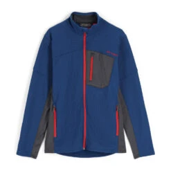 Spyder Mens Bandit Full Zip - Abyss Volcano