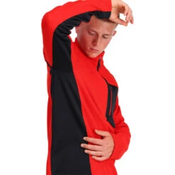 Spyder Mens Bandit Half Zip - Volcano -SnowPeak Gear 205028 620 5 yxhfmy