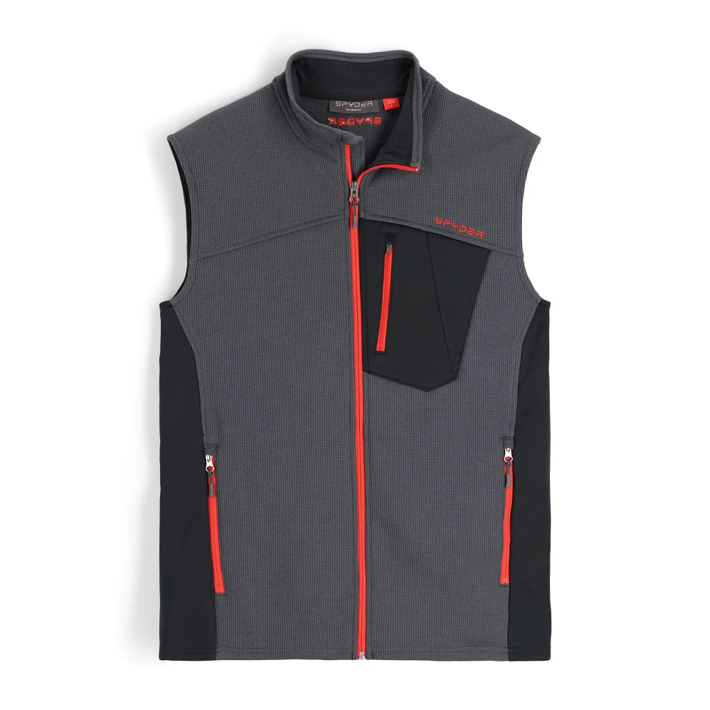 Spyder Mens Bandit Vest - Ebony 3 Spyder Mens Bandit Vest - Ebony