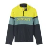 Spyder Mens Speed Half Zip - Ebony Citron -SnowPeak Gear 211252 043 F gel07k