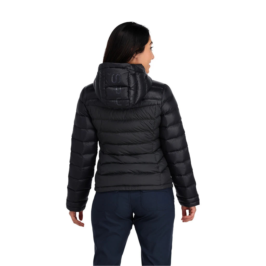 Spyder Womens Timeless Hooded - Black Black 5 Spyder Womens Timeless Hooded - Black Black - Image 3