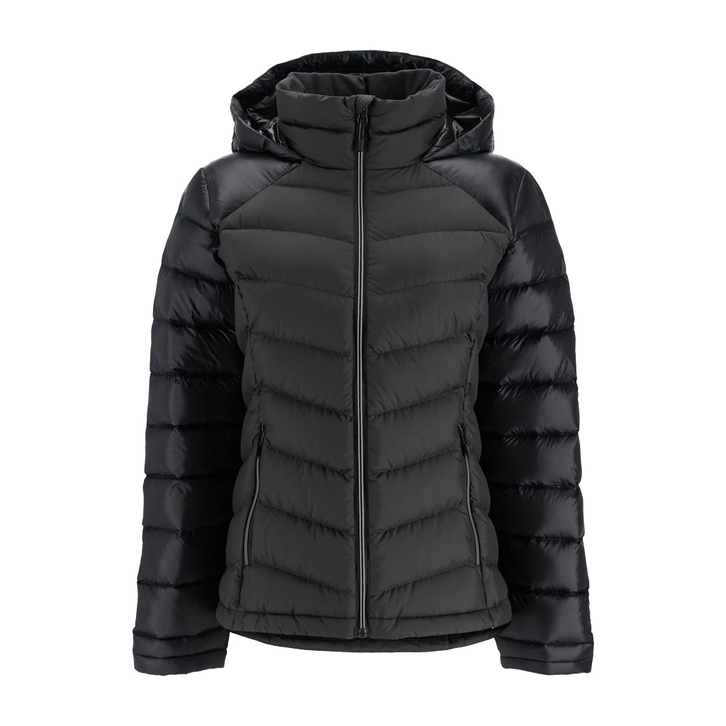 Spyder Womens Timeless Hooded - Black Black 3 Spyder Womens Timeless Hooded - Black Black