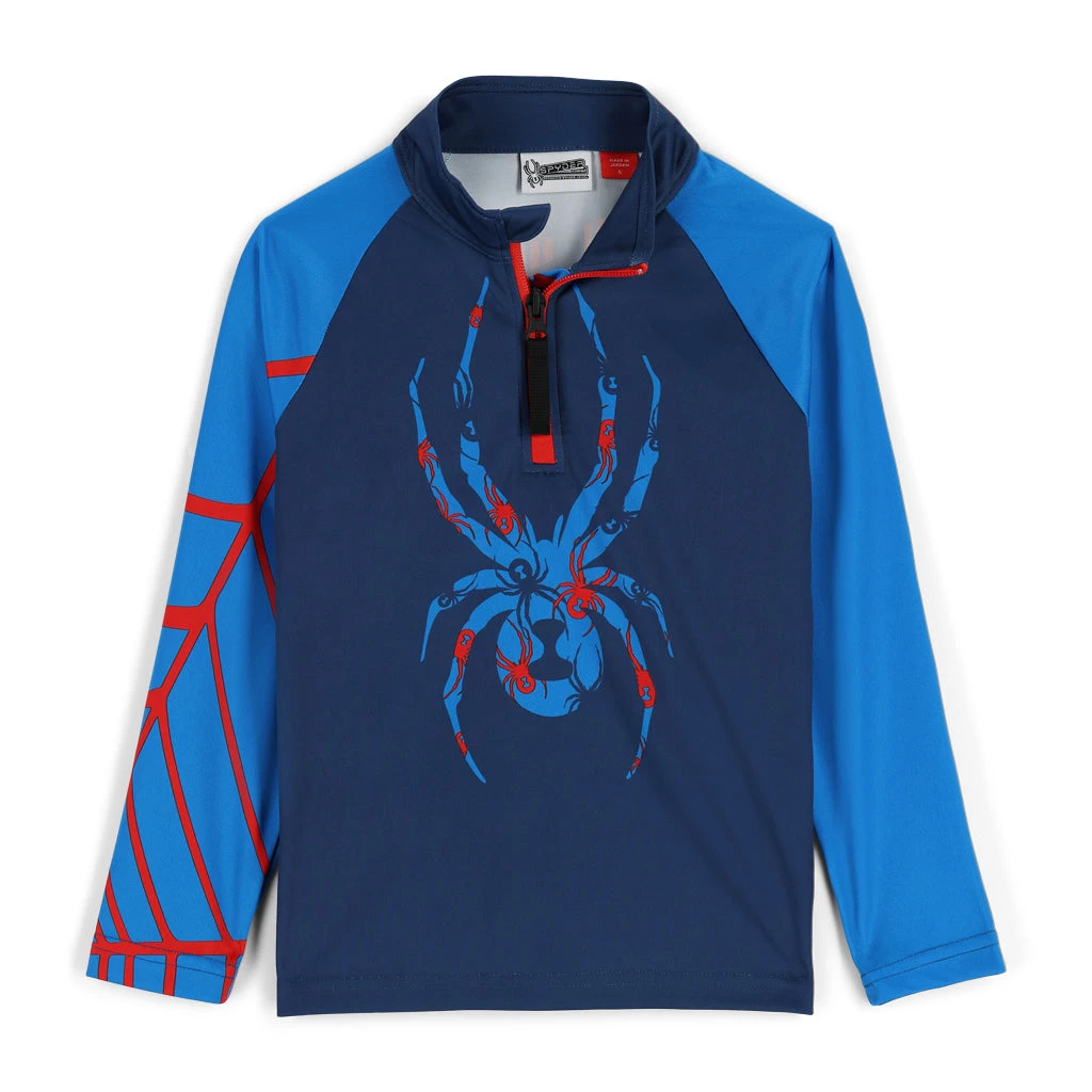 Spyder Little Boys Bug Half Zip - Abyss 4 Spyder Little Boys Bug Half Zip - Abyss - Image 2