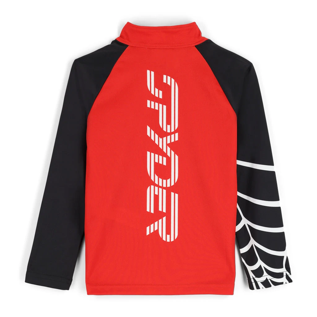 Spyder Little Boys Bug Half Zip - Volcano 4 Spyder Little Boys Bug Half Zip - Volcano - Image 2