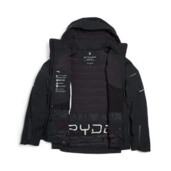 Spyder Mens Pinnacle - Black -SnowPeak Gear 221006 001 10 hmnzyg