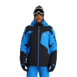 Spyder Mens Leader - Black Collegiate -SnowPeak Gear 221026 003 1 doow4e