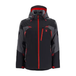 Spyder Mens Leader - Black Volcano -SnowPeak Gear 221026 015 F yabenm