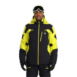 Spyder Mens Leader - Black Citron -SnowPeak Gear 221026 358 1 vyll4r