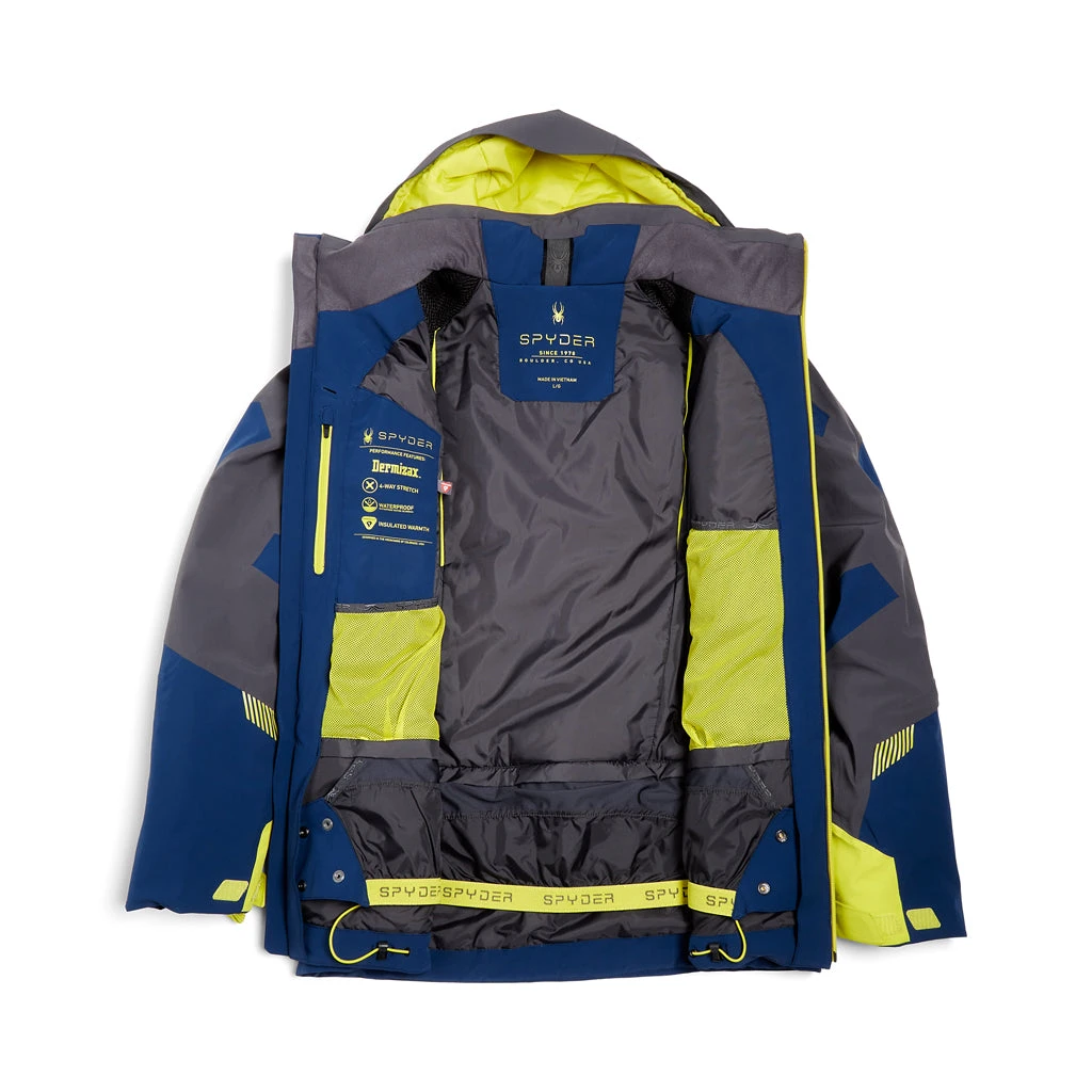 Spyder Mens Leader - Abyss Citron 10 Spyder Mens Leader - Abyss Citron - Image 8