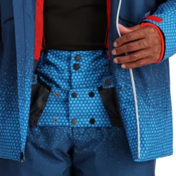 Spyder Mens Primer - Faded Geo Collegiate -SnowPeak Gear 221048 432 5 yhjybu