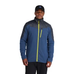 Spyder Mens Leader Graphene Full Zip - Abyss Citron -SnowPeak Gear 221210 417 1 gfeh9b