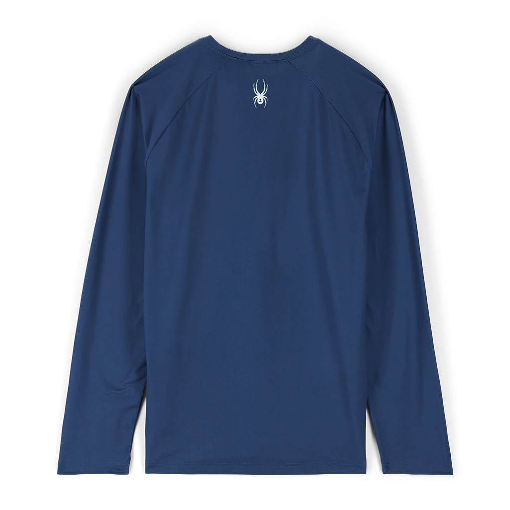 Spyder Mens Pump Long Sleeve Crew Neck - Usa Abyss 4 Spyder Mens Pump Long Sleeve Crew Neck - Usa Abyss - Image 2