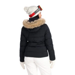 Spyder Womens Falline Faux Fur - Black -SnowPeak Gear 223005 001 2 yzziht