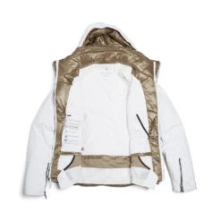 Spyder Womens Pinnacle No Faux Fur - White -SnowPeak Gear 223009 100 10 oj7kwt