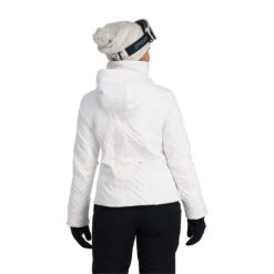 Spyder Womens Pinnacle No Faux Fur - White -SnowPeak Gear 223009 100 2 n3qxgk