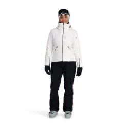 Spyder Womens Pinnacle No Faux Fur - White -SnowPeak Gear 223009 100 3 vjytmv