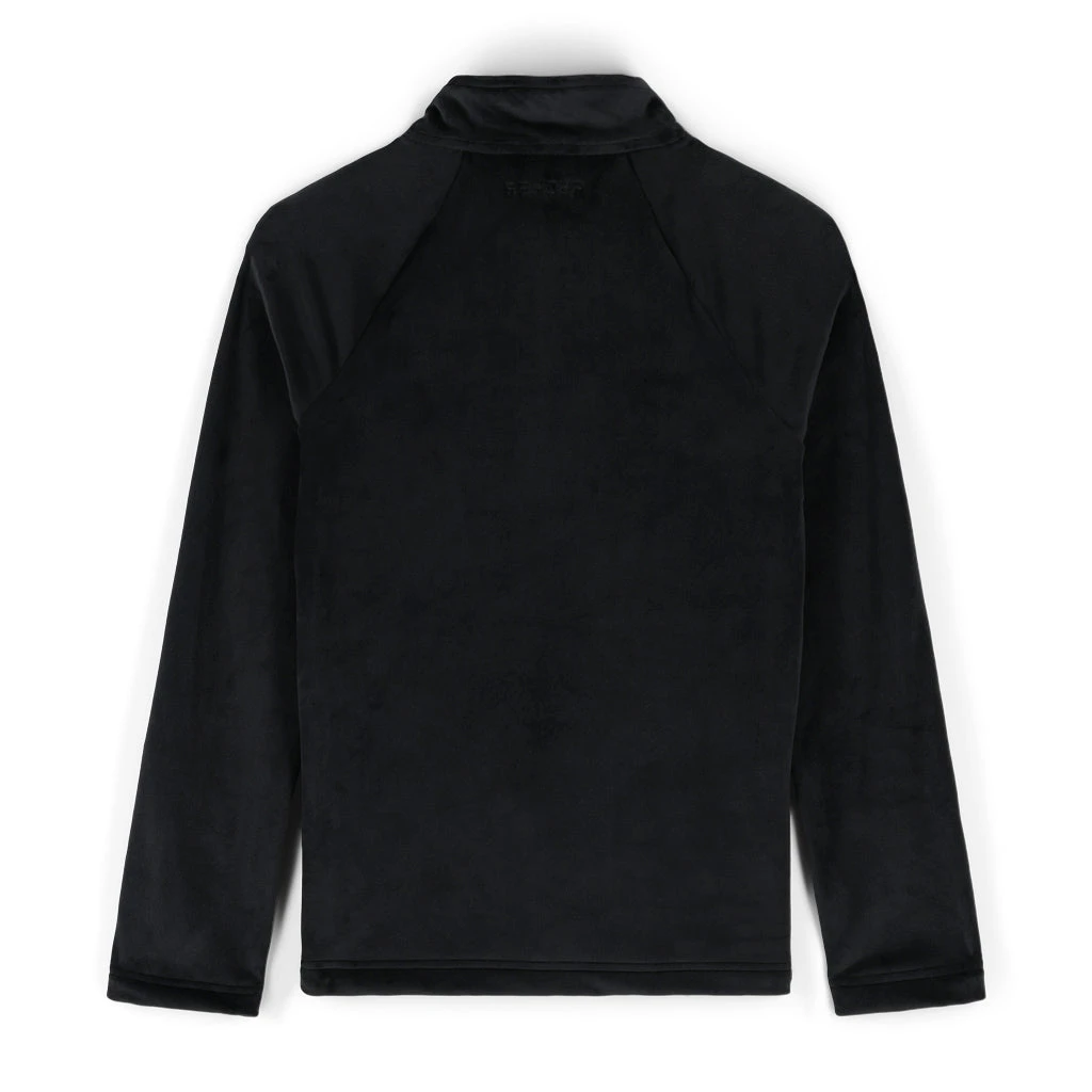 Spyder Big Girls Shimmer Bug Half Zip - Black 4 Spyder Big Girls Shimmer Bug Half Zip - Black - Image 2