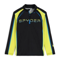 Spyder Big Boys Downhill Half Zip - Black