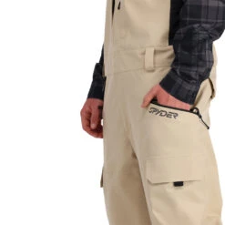 Spyder Mens Terrain Bib - Safari -SnowPeak Gear 228806 278 3 clx7n1