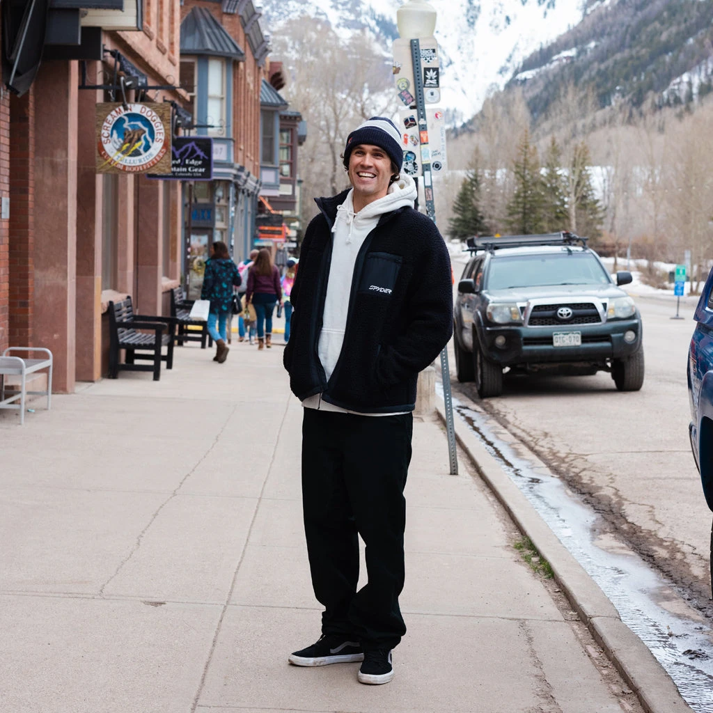 Spyder Mens Sherman Sherpa - Black 3 Spyder Mens Sherman Sherpa - Black