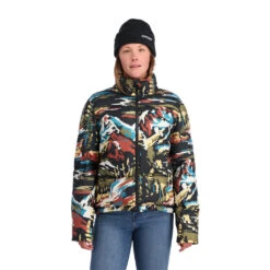 Spyder Womens Windom Jacket - Black Paint By Number -SnowPeak Gear 228816 008 1 w8zgxo