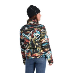 Spyder Womens Windom Jacket - Black Paint By Number -SnowPeak Gear 228816 008 2 wmr42p