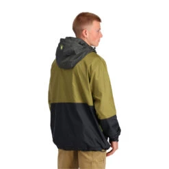 Spyder Mens Belford Windbreaker - Dark Olive Green Black -SnowPeak Gear 228822 305 2 tngmsk