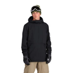 Spyder Mens Tech Pullover - Black 10 Spyder Mens Tech Pullover - Black -SnowPeak Gear 228824 001 1 lfmch2
