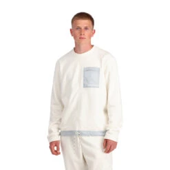 Spyder Mens Lounge Crew - Vanilla Ice -SnowPeak Gear 228825 114 1 mbnmqk