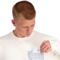 Spyder Mens Lounge Crew - Vanilla Ice -SnowPeak Gear 228825 114 5 k0zzba