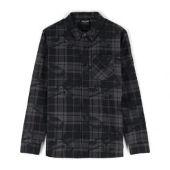 Spyder Mens Creston Flannel - Black