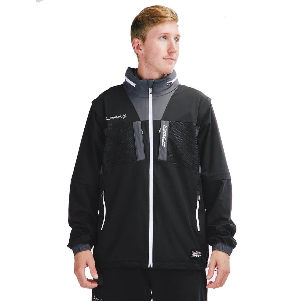 Mens Malbon X Spyder - Black 3 Mens Malbon X Spyder - Black