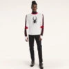 Mens Spyder X Brooks Brothers Crewneck - White -SnowPeak Gear MS01101 WHITE