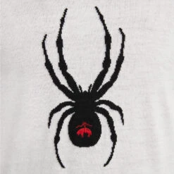 Mens Spyder X Brooks Brothers Crewneck - White -SnowPeak Gear MS01101 WHITE 4