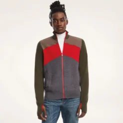 Mens Spyder X Brooks Brothers Colorblock - Olive Green -SnowPeak Gear MS01102 OLIVE 2