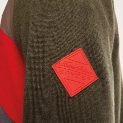 Mens Spyder X Brooks Brothers Colorblock - Olive Green -SnowPeak Gear MS01102 OLIVE 5